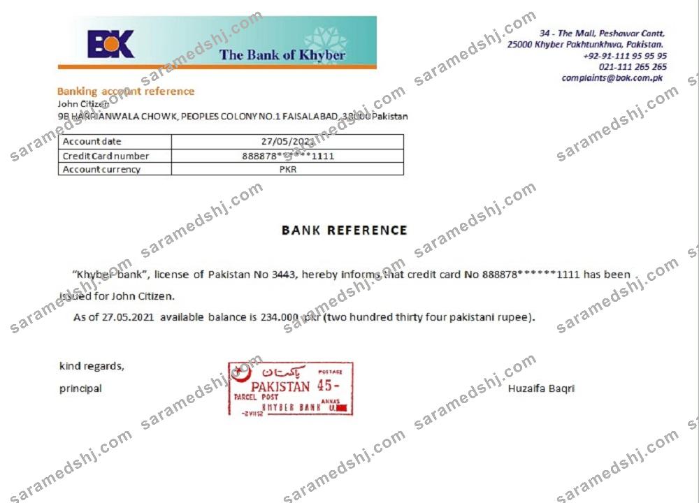 Pakistan_Khyber bank_reference